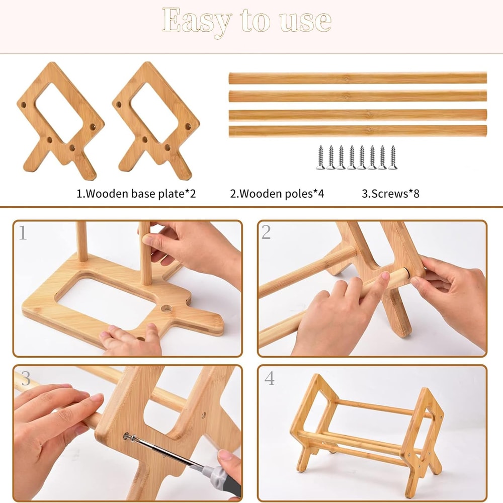 Desktop Bookshelf Organizer Bamboo Office Document Magazine Storage Shelf For Student Economy Stand 5