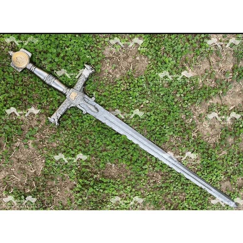 HandForged Damascus Steel Viking Sword