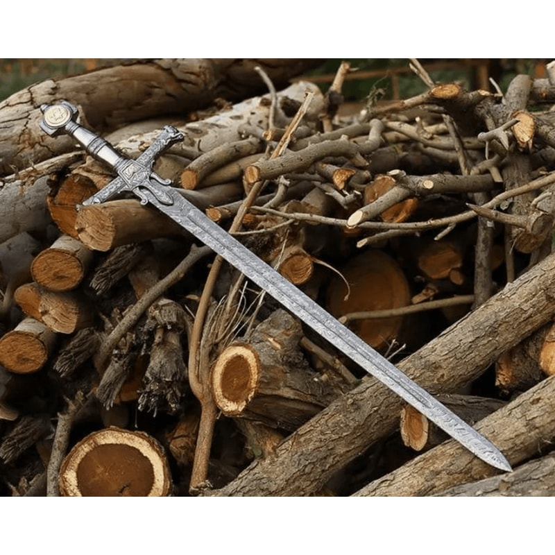 HandForged Damascus Steel Viking Sword