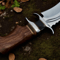 Buy Copper Damascus Hunting Bowie Knife
