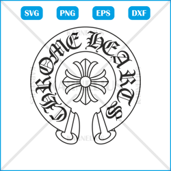 logo chrome hearts svg