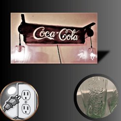 cola quench - accent wall light