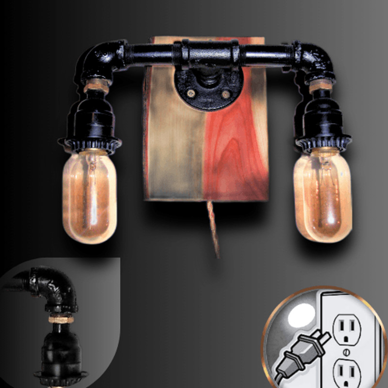 Original Steampunk Wall Sconce 0