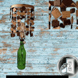 retro bottle lamp