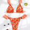 Tie Dye Bandage Bikini Set Sexy Womens Swimwear Beachwear Print Bathing Suit 9