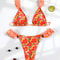 Tie Dye Bandage Bikini Set Sexy Womens Swimwear Beachwear Print Bathing Suit 9
