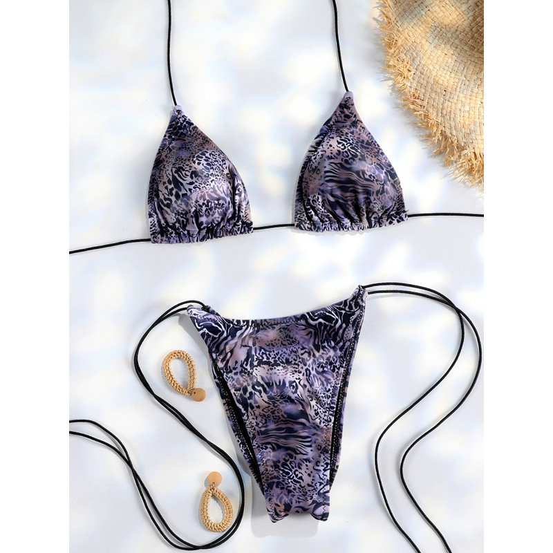 Sexy Triangle Mini Bikini Sets Micro Thongs Swimsuit Women Bikini Bandage Bathing Suit Beachwear P