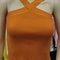 Sexy Women Knitted Tank Tops, Summer Slim Off Shoulder Cropped Solid Halter Base Vest Black for Women