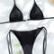 Sexy Triangle Chains Bikini Set With Micro Thongs BandageStyle Swimwear For Women Beachwear Print T 13