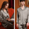 High Quality Couple Pajamas Women Ice Silk Loungewear Men Satin Sleepwear Set Classic Autumn Summer 9