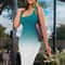 Ribbed Sheath Dress, Elegant Spring and Summer Sleeveless Dress, Women's Wear