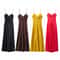 Summer Sexy Satin Textured Dress Womens Temperament Suspender Fashion New Summer Products 0