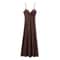 Summer Sexy Satin Textured Dress Womens Temperament Suspender Fashion New Summer Products 1