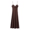 Summer Sexy Satin Textured Dress Womens Temperament Suspender Fashion New Summer Products 1