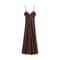 Summer Sexy Satin Textured Dress Womens Temperament Suspender Fashion New Summer Products 2