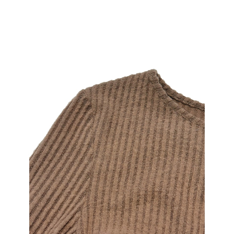 Women's Solid Color Round Neck Midi Dress, Belted Slit Hem Casual Long Sleeve Office Shift Dress for Autumn