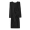 Black Sequin Bodycon Dress For Women Autumn Elegant Lady Sexy Split Knitted Birthday Dress Luxury E 0