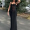 Nibber Halter Mesh Patchwork Dress Women, Summer Trend Off Shoulder, Backless Ruched Ribbon, Midnight Prom Party Hipster