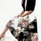 Autumn New Womens Long Dress TwoPiece Set Floral Print Round Neck Dress Coat For Women 12