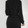 Women's Autumn Winter Knitted Sweater Mini Dress, Female Casual Solid Wrap V-neck, Long Sleeve Warm Bodycon Short Dresse