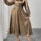 Surplice Neck Long Sleeve Elegant Party ALine Dress Autumn New Womens High Waist Slim Maxi Long Dre 2