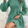 Autumn and Winter Knitted Dress for Women, Waist Slimming Fragrance Style A Line Long Sleeve Sweater Dress