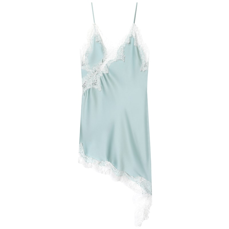 Slip Dress Summer Evening Womens Dresses Lace Asymmetric Mini Brown Sleeveless Backless 10