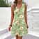Women Summer Sleeveless Dress for Women Beach Bohemian Dress Exclusive Print Vacation Style