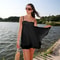 Chiffon Strapless Backless Sexy Aline Dress Women Spaghetti Strap Party Bodycon Mini Summer Dress 3