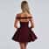 Deep V Off Shoulder Backless Sexy A Line Dress, Elegant Party Bodycon Mini Summer Dress for Women Vestidos