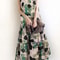 Bohemian Sleeveless Summer Dresses Women Floral Printed Sundress Casual Fashion Ruffles Hem Long Ve 3