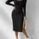 Casual Long Sleeve Bodycon Dress Scoop Neck Midi Dress For Fall And Winter Womens Clothing 5