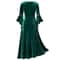 Vampire Witch Victorian Gothi Bandage Dress Women Long Sleeve Medieval Cosplay Vintage Look 1