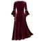 Vampire Witch Victorian Gothi Bandage Dress Women Long Sleeve Medieval Cosplay Vintage Look 4