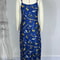 Womens Cross Border Summer Fashion Print Dress, Round Neck Sling Dress for Casual Daily Wear