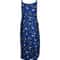 Womens Cross Border Summer Fashion Print Dress, Round Neck Sling Dress for Casual Daily Wear