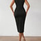 Midi Dresses Symmer Thin Party Dresses, Sleeveless High Waist Sexy, Chic Summer Style