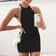 Cross Border Womens Vacation Swimwear from Europe and America, Sexy Bag Buttocks Backless Suspender Dress