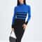 Striped Bodycon Dress Fall Holiday Vestido Long Sleeve Knit Office Lady Elegant Dress 11