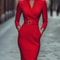 Celebrity Small Fragrant Style Waist Dress for Women, Autumn French High End Temperament Look