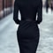 Celebrity Small Fragrant Style Waist Dress for Women, Autumn French High End Temperament Look