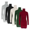 Bodycon Sheath Mini Dress for Women, Autumn Winter Knitted Dress, Long Sleeves Turtleneck Party Look