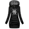 Casual Hooded Dresses For Women Pullover Dress Autumn And Winter Women Fashion Long Sleeve Hoodie D 1