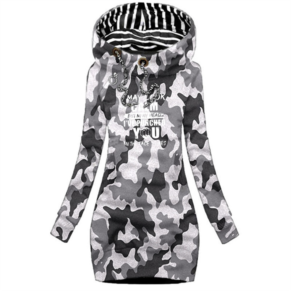 Casual Hooded Dresses For Women Pullover Dress Autumn And Winter Women Fashion Long Sleeve Hoodie D 3