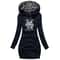 Casual Hooded Dresses For Women Pullover Dress Autumn And Winter Women Fashion Long Sleeve Hoodie D 4