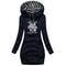 Casual Hooded Dresses For Women Pullover Dress Autumn And Winter Women Fashion Long Sleeve Hoodie D 4