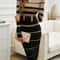 Fall Holiday Streetwear Dress Striped Bodycon Knit Office Long Sleeve