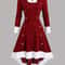 Autumn and Winter Vintage Long Hooded Dress for Women – European and American Fashion