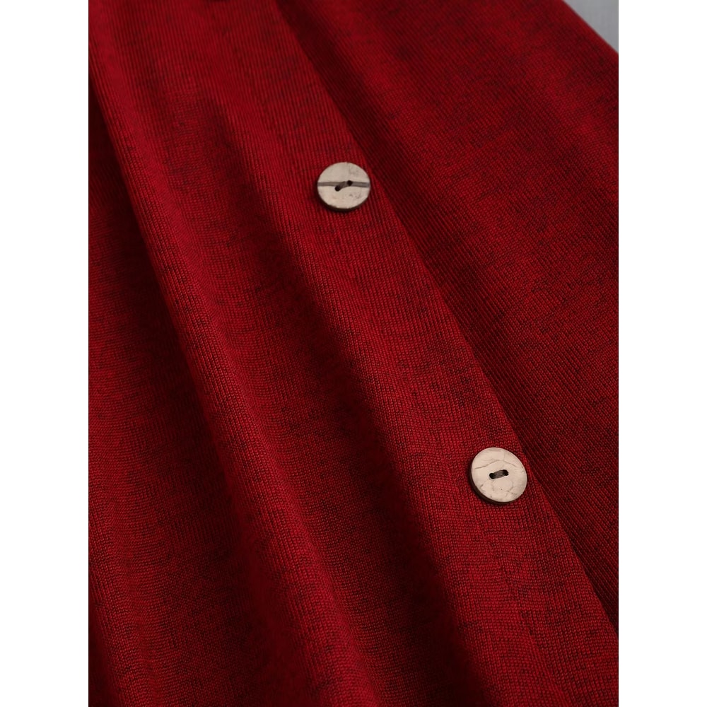 Autumn and Winter Vintage Long Hooded Dress for Women – European and American Fashion