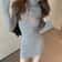 Sexy Mini Knitted Dress Autumn Winter Long Sleeve Casual Turtleneck Dress For Women 8